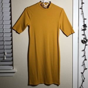 Urban Outfitters Mustard Yellow Dress